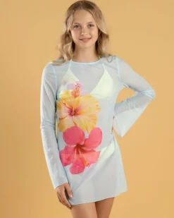 Hot Girls' Eden Mesh Cover Up Kids Beach Covers & Overswim