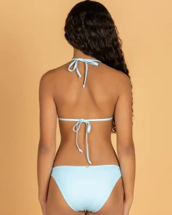 Bikinis*Topanga Girls' Eden Triangle Bikini Set Blue/pink