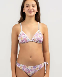 Bikinis*Kaiami Girls' Eloise Triangle Bikini Set Multi