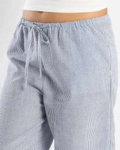 Bottoms*Mooloola Girls' Emilie Pants Navy Stripe