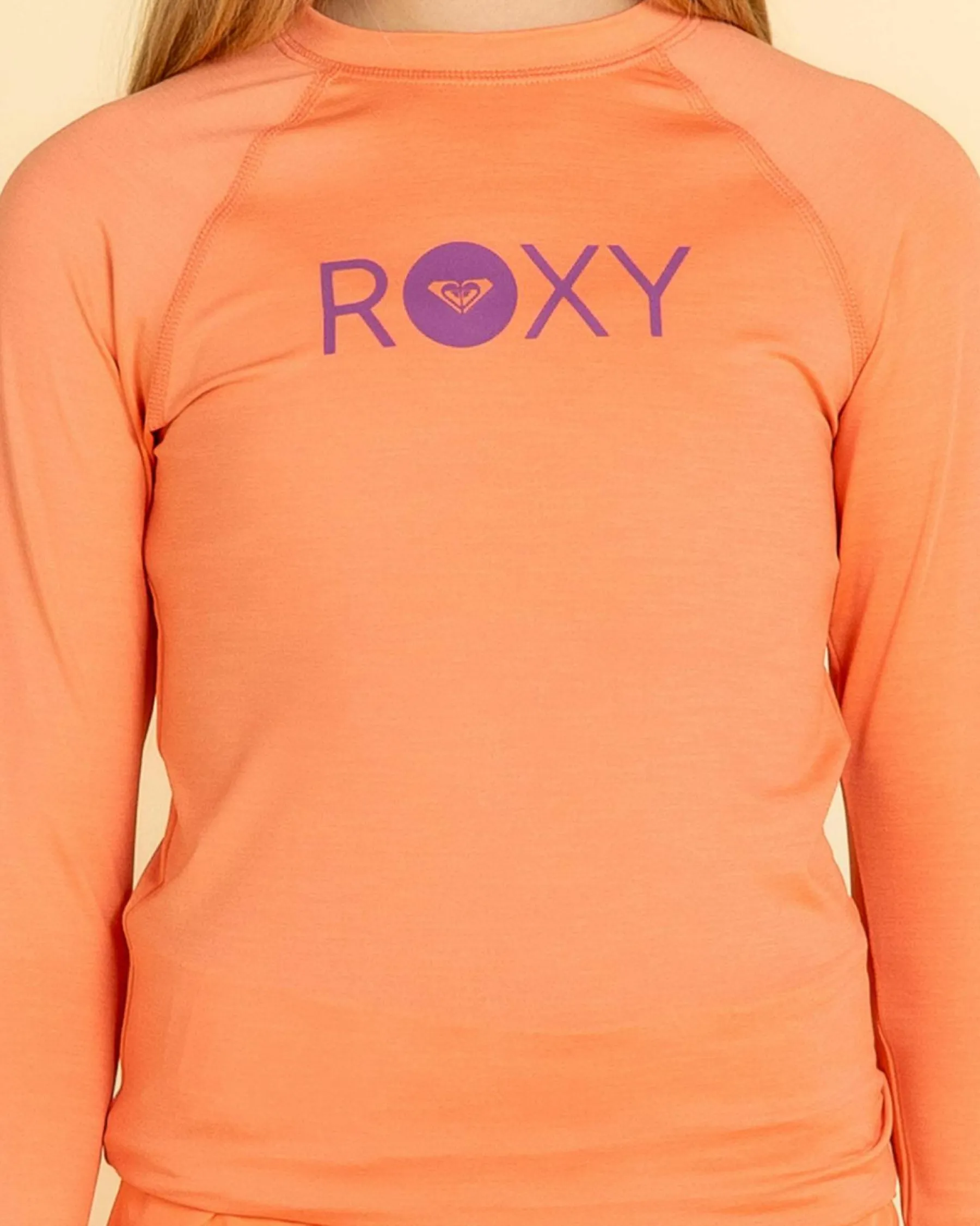 Girls' Essential Long Sleeve Rash Vest Kids Rash Vests