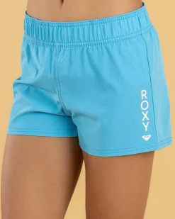 Board Shorts|Bottoms*Roxy Girls' Essentials Board Shorts Malibu Blue