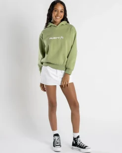 Outerwear*Rusty Girls' Essentials Hoodie Shadow Army