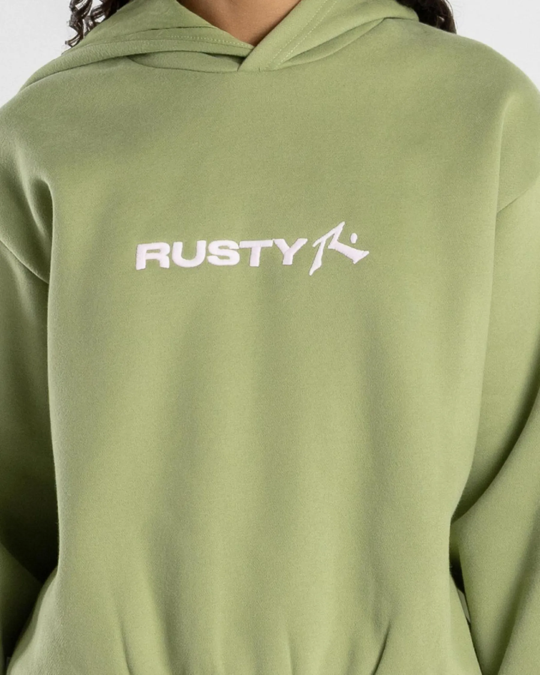 Outerwear*Rusty Girls' Essentials Hoodie Shadow Army