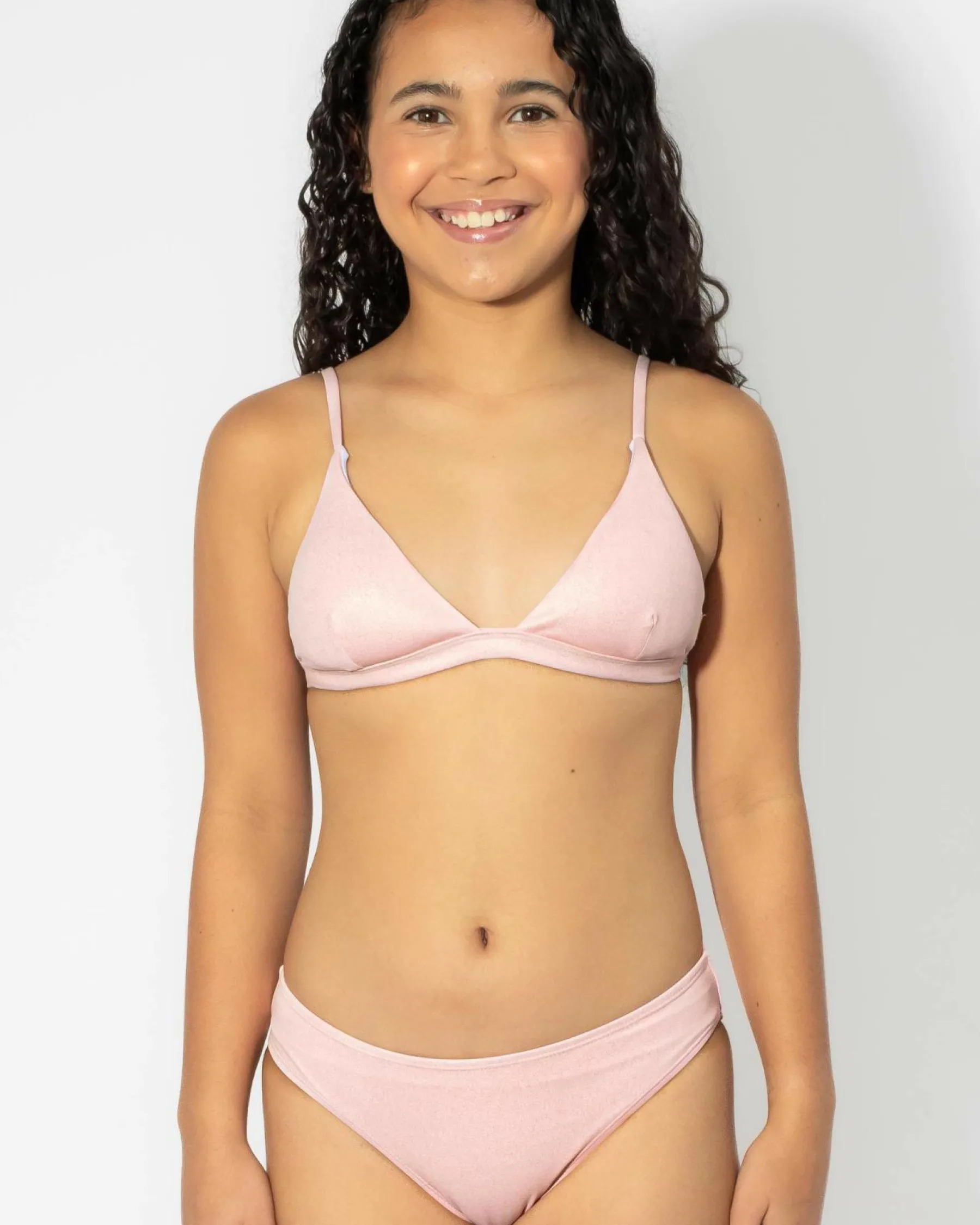 Bikinis*Topanga Girls' Fergie Triangle Bikini Set Pink