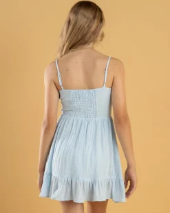 Dresses*Mooloola Girls' Finlay Dress Powder Blue