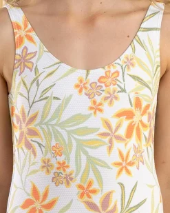 Clearance Girls' Floral Horizon One Piece Swimsuit Kids Surf|One Pieces