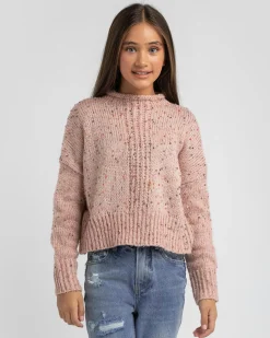 Best Girls' Flowin' Knit Kids Outerwear