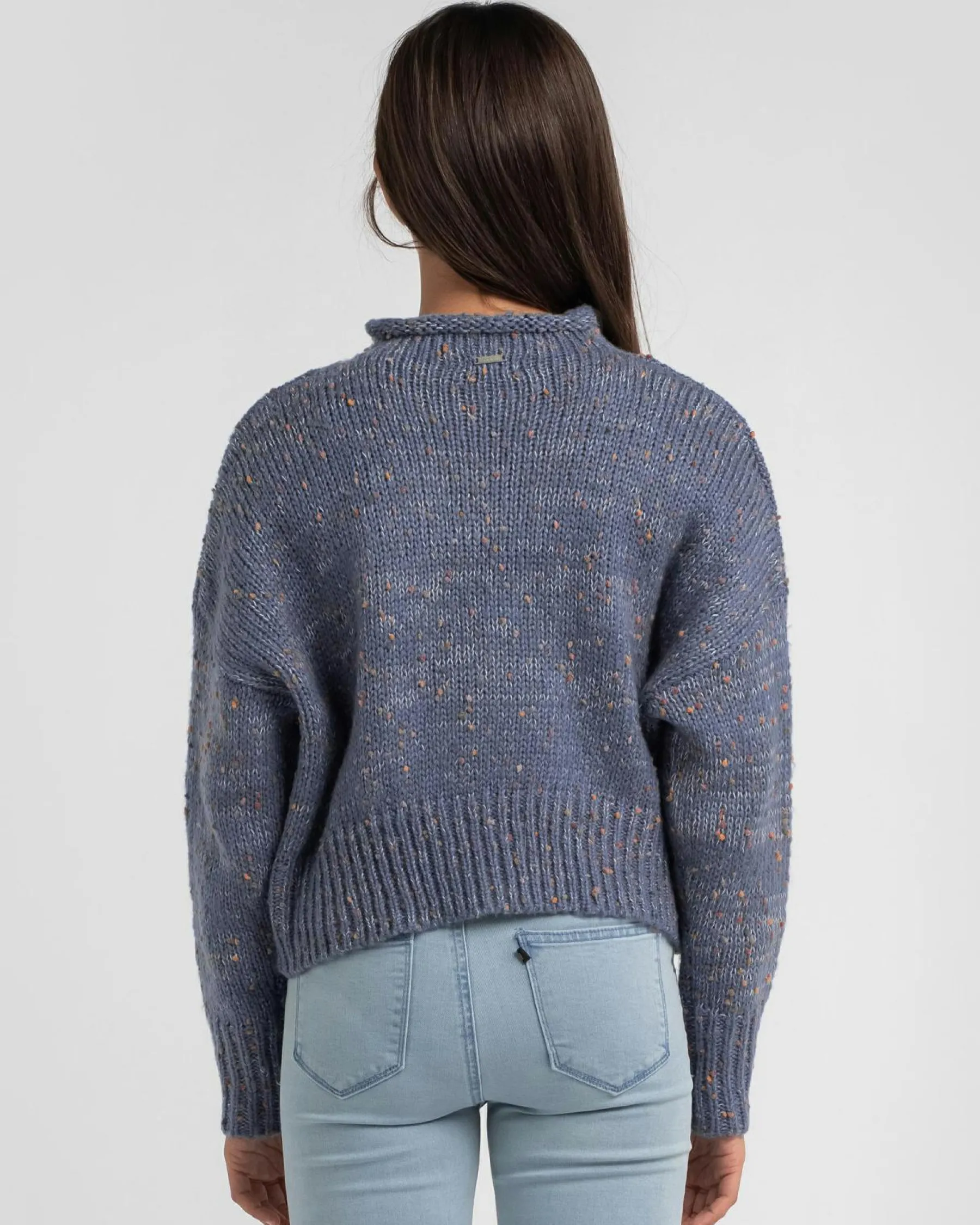 Outerwear*Mooloola Girls' Flowin' Knit Blue