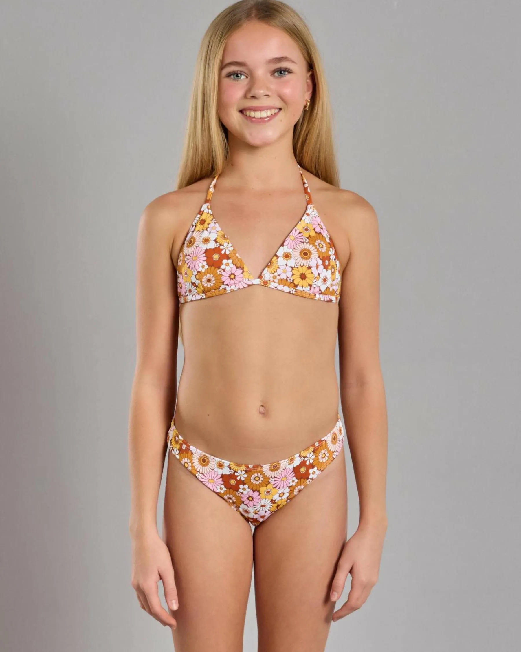 Outlet Girls' Frankie Triangle Bikini Set Kids Bikinis