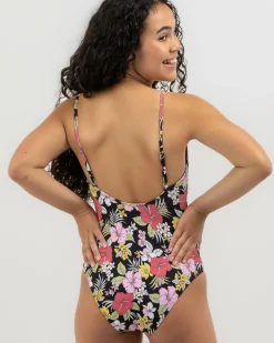 One Pieces*Topanga Girls' Getaway One Piece Swimsuit Multi