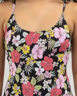One Pieces*Topanga Girls' Getaway One Piece Swimsuit Multi