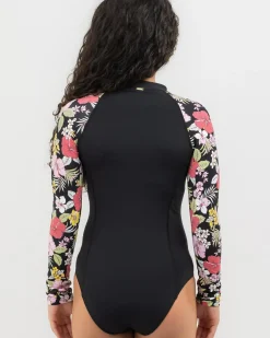 Surf|Wetsuits & Surfsuits*Topanga Girls' Getaway Surfsuit Black/multi