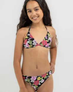 Bikinis*Topanga Girls' Getaway Triangle Bikini Set Multi