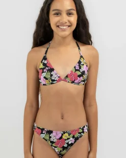 Bikinis*Topanga Girls' Getaway Triangle Bikini Set Multi