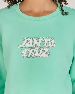 Outlet Girls' Glint Stack Front Sweatshirt Kids Outerwear