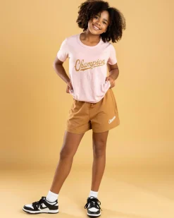 Online Girls' Graphic Jersey Shorts Kids Bottoms