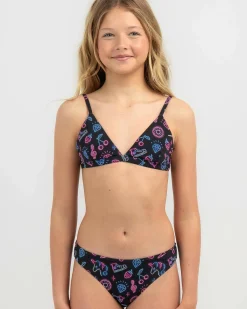 Sale Girls' Harajuku Triangle Bikini Set Kids Bikinis