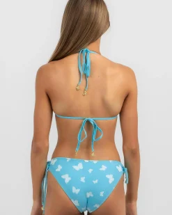 Bikinis*Topanga Girls' Harmoni Butterfly Bikini Set Pop Aqua