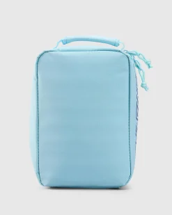Bottles & Lunch Boxes*Santa Cruz Girls' Heart Dot Hollow Insulated Lunch Box Aqua Check