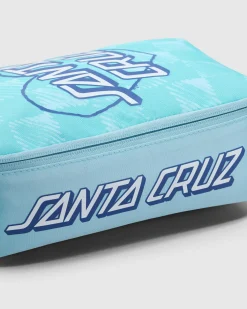 Bottles & Lunch Boxes*Santa Cruz Girls' Heart Dot Hollow Insulated Lunch Box Aqua Check