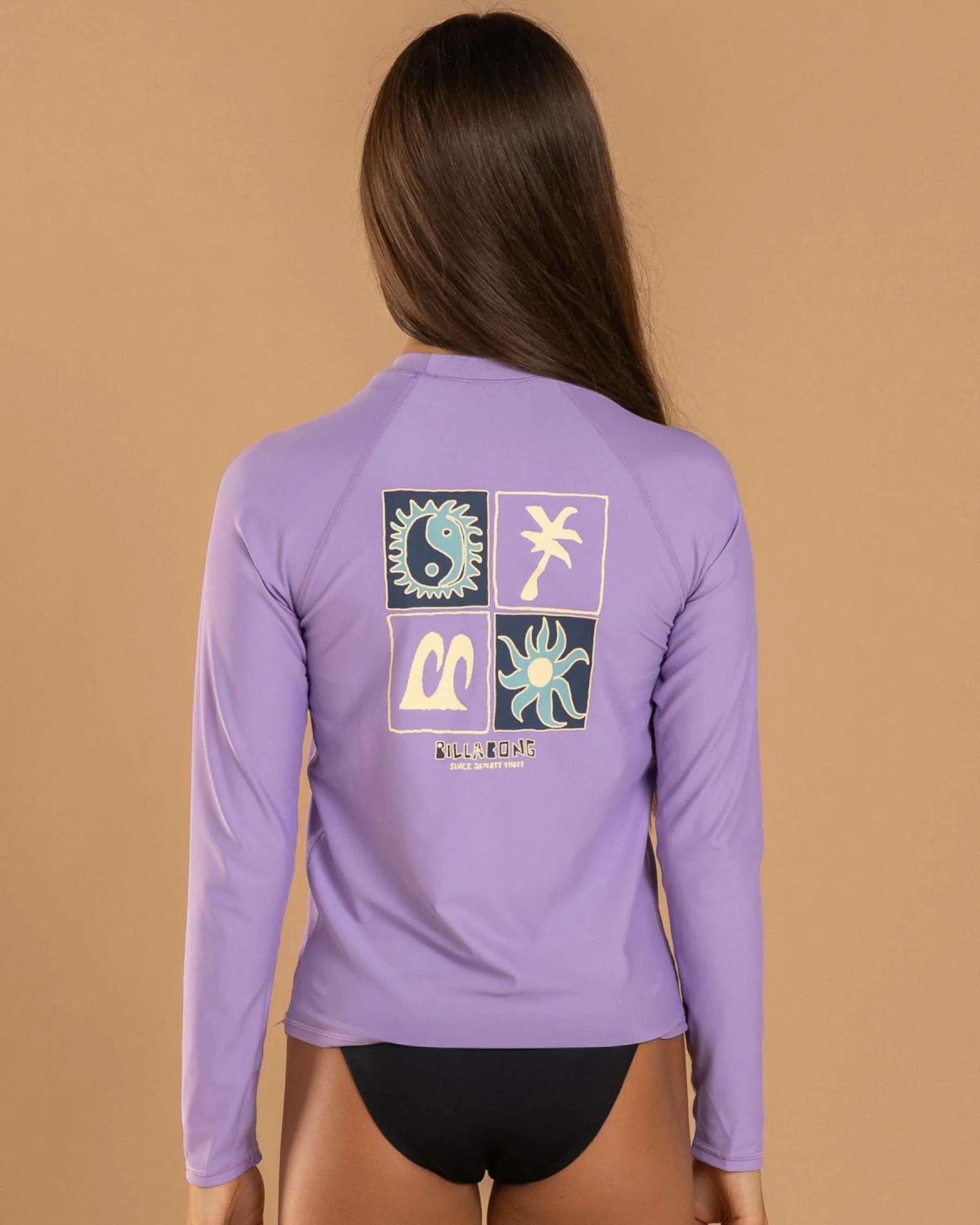Sale Girls' Heat Wave Long Sleeve Rash Vest Kids Rash Vests