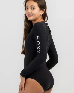 Surf|Wetsuits & Surfsuits*Roxy Girls' Heater Long Sleeve Surfsuit Anthracite