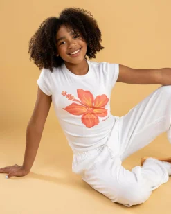 Girls' Hibiscus T-Shirt Kids Tops