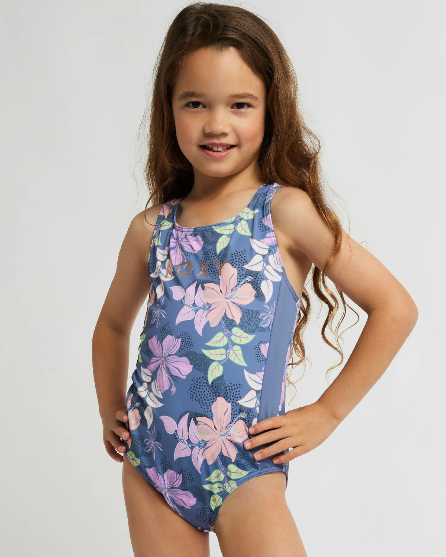 Discount Girls' Hidden Garden One Piece Swimsuit Kids One Pieces