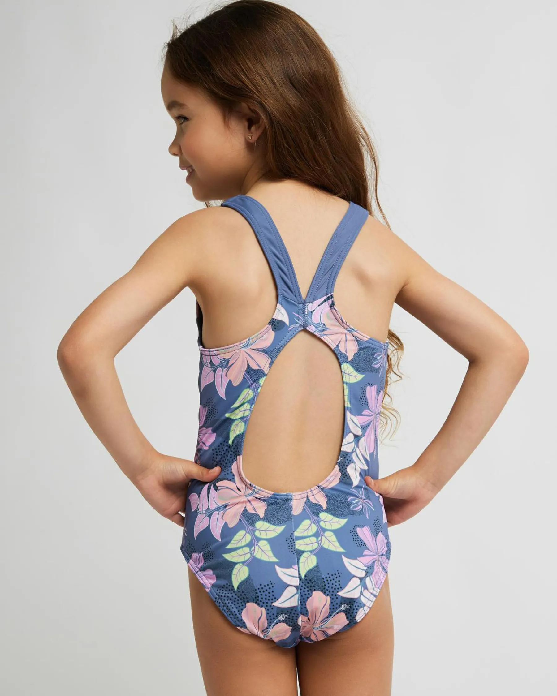 Discount Girls' Hidden Garden One Piece Swimsuit Kids One Pieces