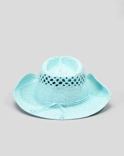 Headwear*Ava And Ever Girls' Holly Cowgirl Hat Powder Blue