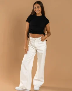 Hot Girls' Icon Straight Leg Jeans Kids Jeans|Denim
