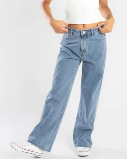 Jeans|Bottoms*DESU Girls' Icon Straight Leg Jeans Heritage Mid Blue