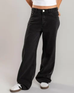 Jeans|Denim*DESU Girls' Icon Straight Leg Jeans Washed Black