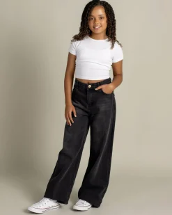 Sale Girls' Icon Straight Leg Jeans Kids Jeans|Denim