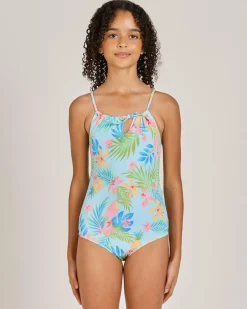 New Girls' In Da Jungle One Piece Swimsuit Kids Surf|One Pieces