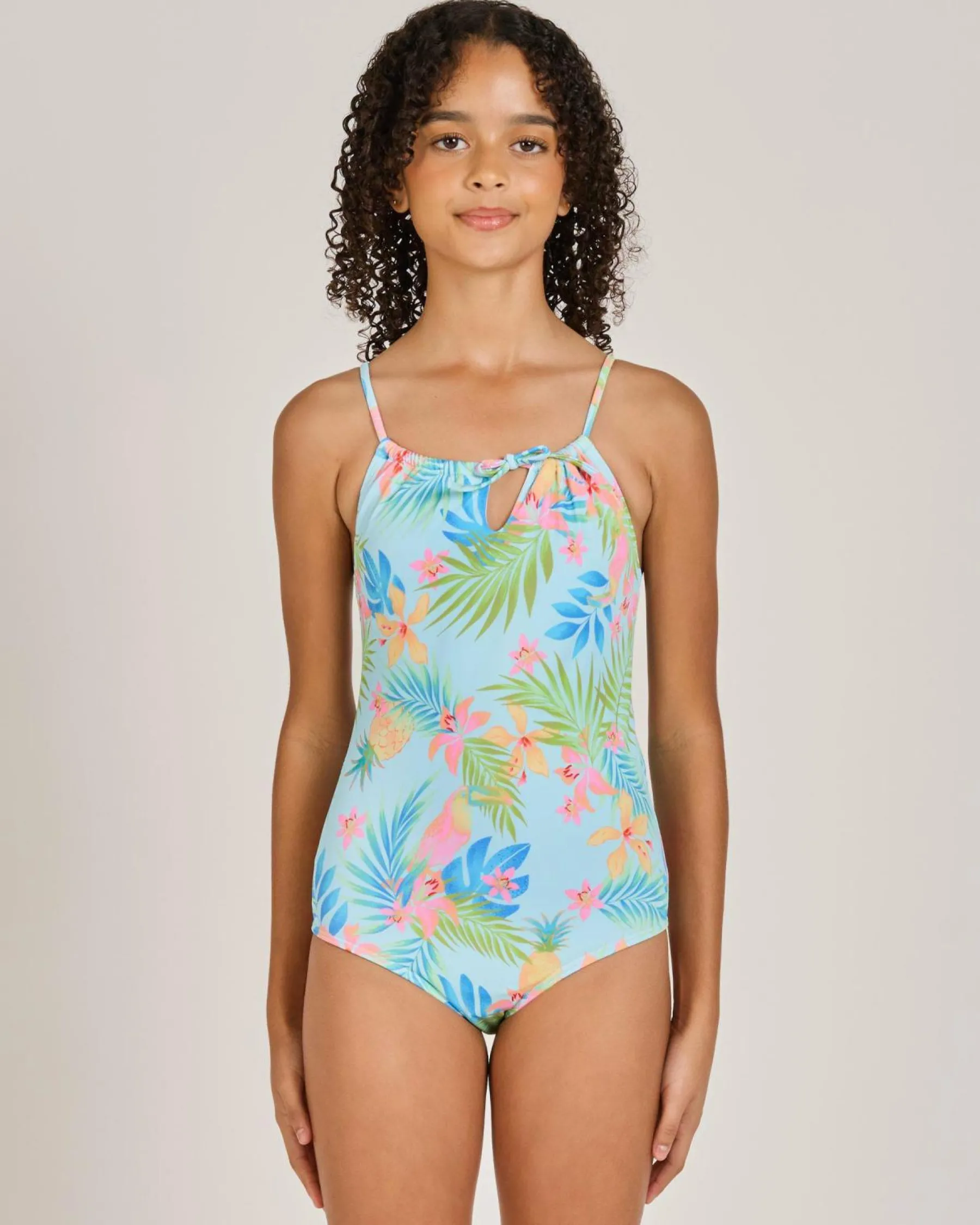 New Girls' In Da Jungle One Piece Swimsuit Kids Surf|One Pieces