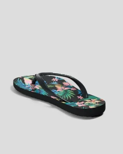 New Girls' In Da Jungle Thongs Kids Flip Flops
