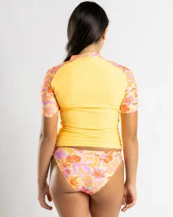Rash Vests*Rip Curl Girls' Island Bliss 3 Piece Rash Vest Set Mango