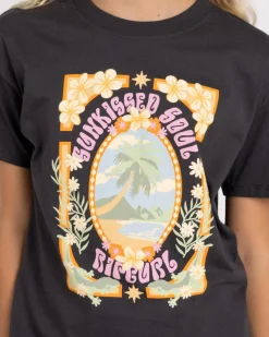 Tops*Rip Curl Girls' Island Bliss Art T-Shirt Washed Black