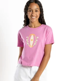 Discount Girls' Island Surf Crop T-Shirt Kids Tops