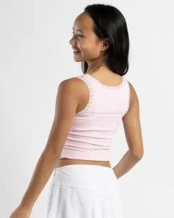 Best Girls' Ivy Lace Tank Top Kids Tops