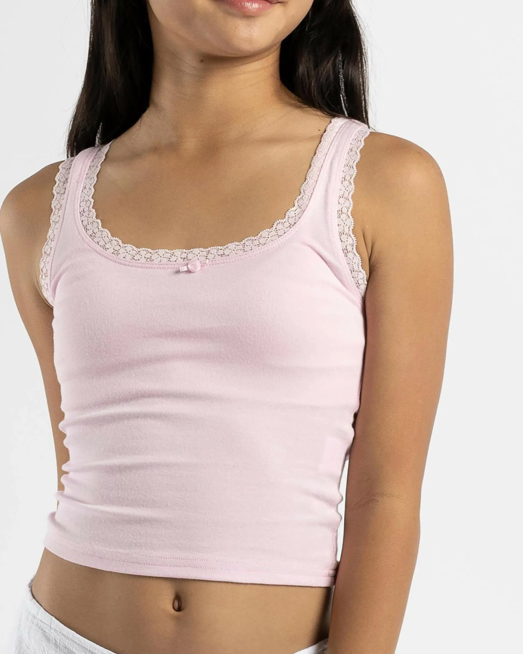 Best Girls' Ivy Lace Tank Top Kids Tops
