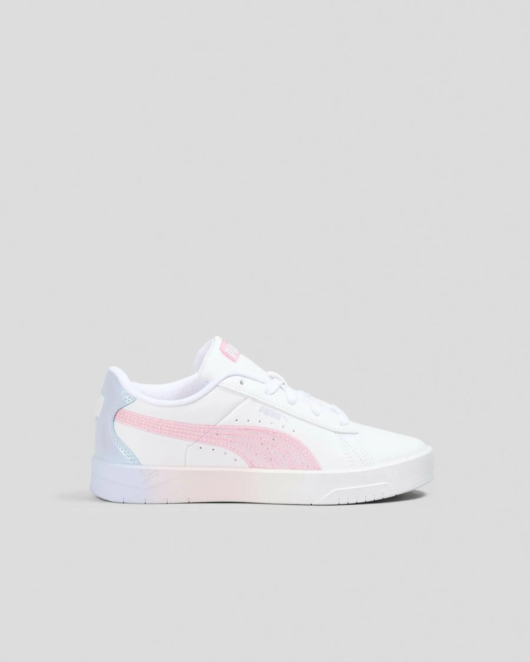 Sneakers*Puma Girls' Jada Classic Blurry Dreams Shoes Puma White/cool Weather/rose Mauve