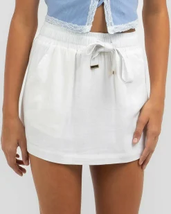 Bottoms*Mooloola Girls' Jade Hawaii Skirt White