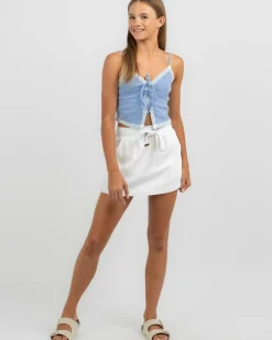 Bottoms*Mooloola Girls' Jade Hawaii Skirt White