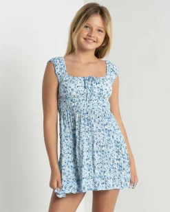 Dresses*Mooloola Girls' Jane Dress Blue Floral
