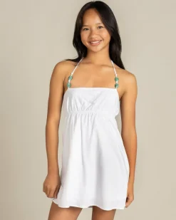 Dresses*Mooloola Girls' Julie Hawaii Dress White/blue