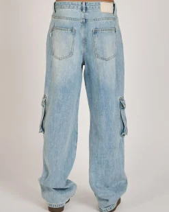 Jeans|Denim*DESU Girls' Juno Cargo Jeans Blasted Light Blue