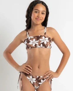 Clearance Girls' Kaia Bandeau Bikini Set Kids Bikinis